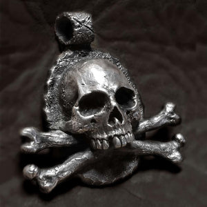 Gothic Stainless Steel Crossbones Pendant Vintage Skull Jewelry - Skull Clothing and Accessories Skull only Merchandise