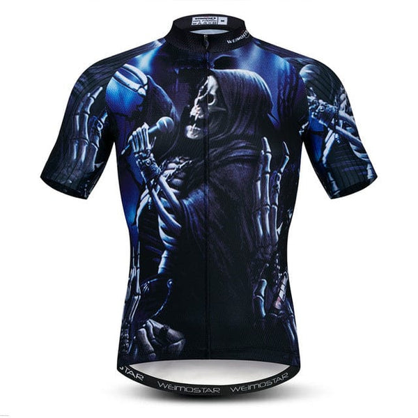 Skull Cycling Jersey Breathable Quick Dry Shirt - Skull Clothing and Accessories Skull only Merchandise