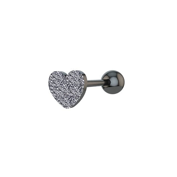 1/2PC Rose, Heart, Skull Tongue Piercing Stainless Steel Body Jewelry