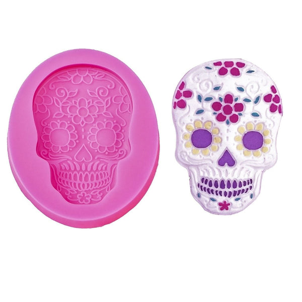 Skull Shaped Mold For Chocolate, Pastry or Cake Decoration