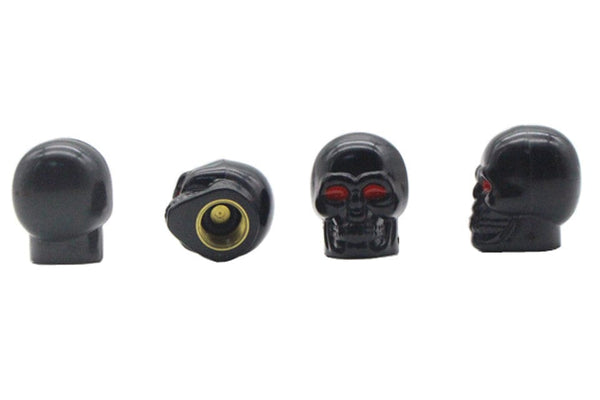 Universal Skull Car Tire Wheel Valve Cap - Skull Clothing and Accessories Skull only Merchandise