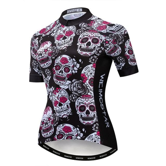 Women's Sugar Skull Cycling Jersey