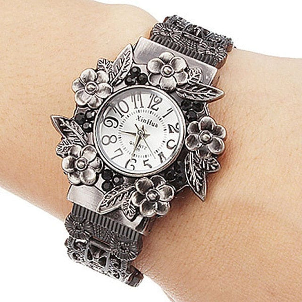 Bracelete Quartz Stainless Steel Dial Wristwatch