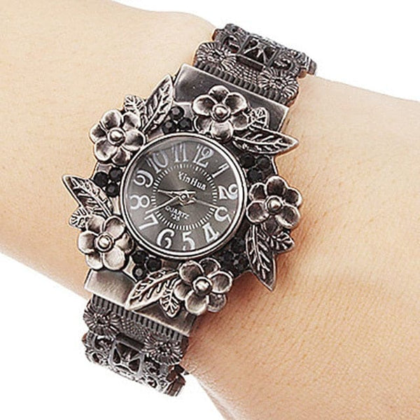 Bracelete Quartz Stainless Steel Dial Wristwatch