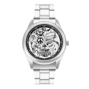 Mexican Skull Quartz Stainless Wristwatch 19 Patterns