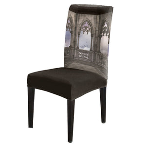 Gothic Vintage Decorative Spandex Chair Cover
