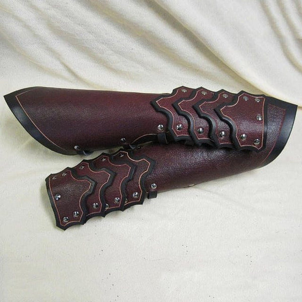 Steampunk Medieval Armor Bracer Viking Arm Rivet Gloves