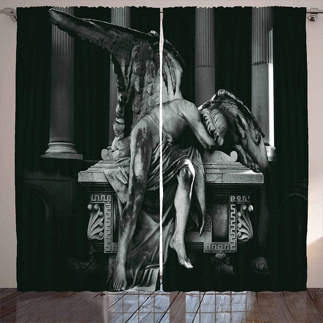 Skull &amp; Goth Window Curtains