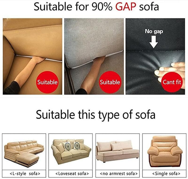 Black & Gray Skull Sofa Cover Stretch Slipcover Furniture Protector Elastic 1/2/3/4-Seat
