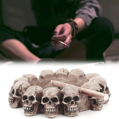 Skulls Resin Ashtray Smoking Accessories Home Decor