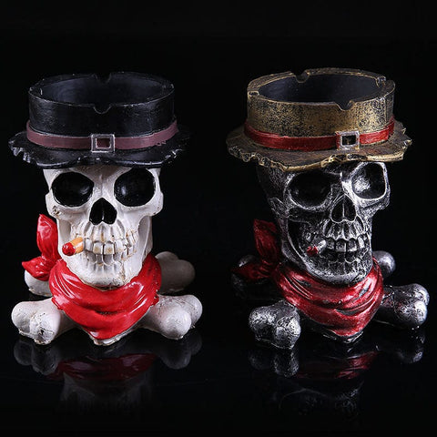 Skull Ashtray - Deathset, Skulls, Ashtrays & More, Home Furnishings, Gothic-Shop