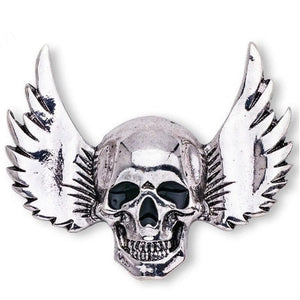Gothic Skull Wings Pin