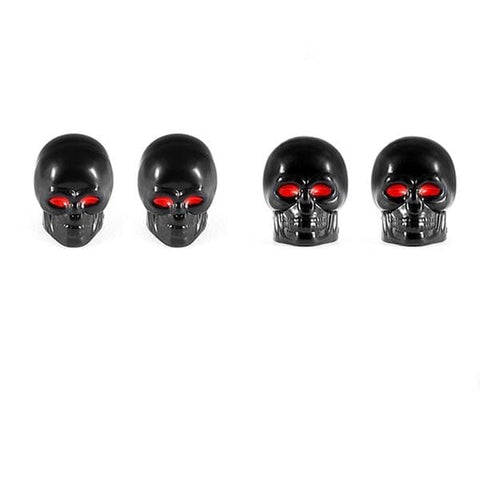 Universal Skull Car Tire Wheel Valve Cap - Skull Clothing and Accessories Skull only Merchandise