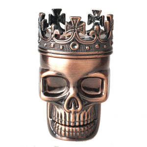 Classic Skull Tobacco Herb Spice Grinder 3 Layers 