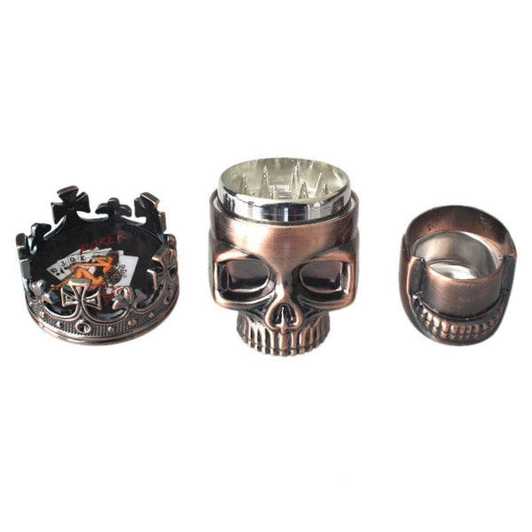 Skull Herb Spice Grinder - Skull Clothing and Accessories Skull only Merchandise