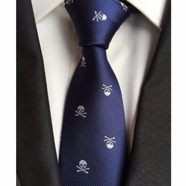 Men's Skull Tie 6 Colors - Skull Clothing and Accessories Skull only Merchandise