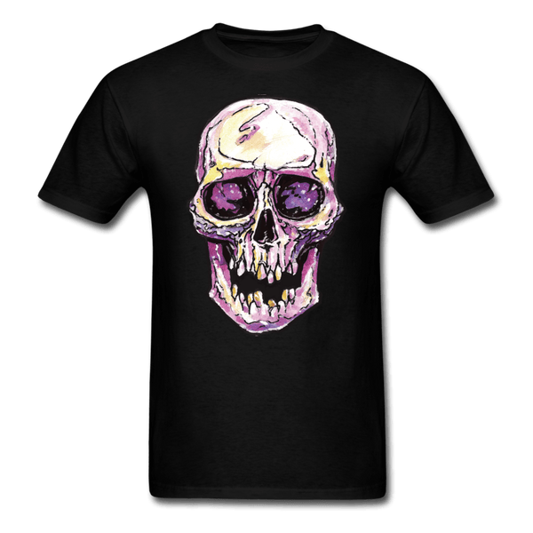 Mens Single Skull T-shirt - black