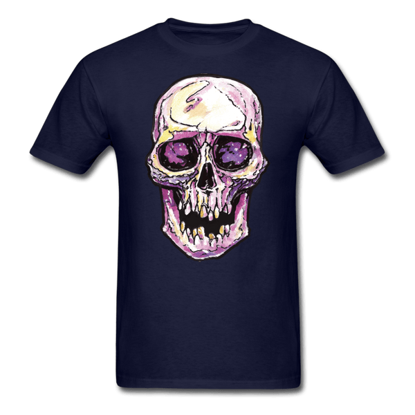 Mens Single Skull T-shirt - navy