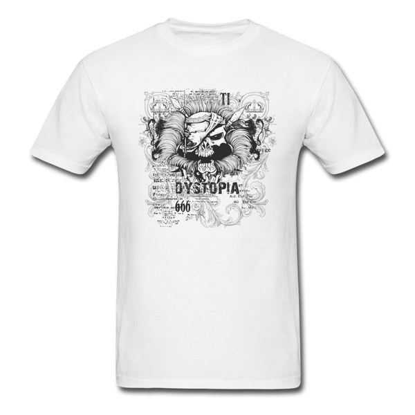 Skull Dystopia T-Shirt - white