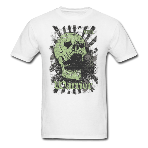 Skull with Rays T-Shirt - white