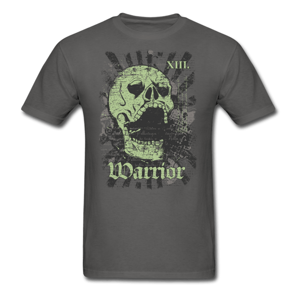 Skull with Rays T-Shirt - charcoal