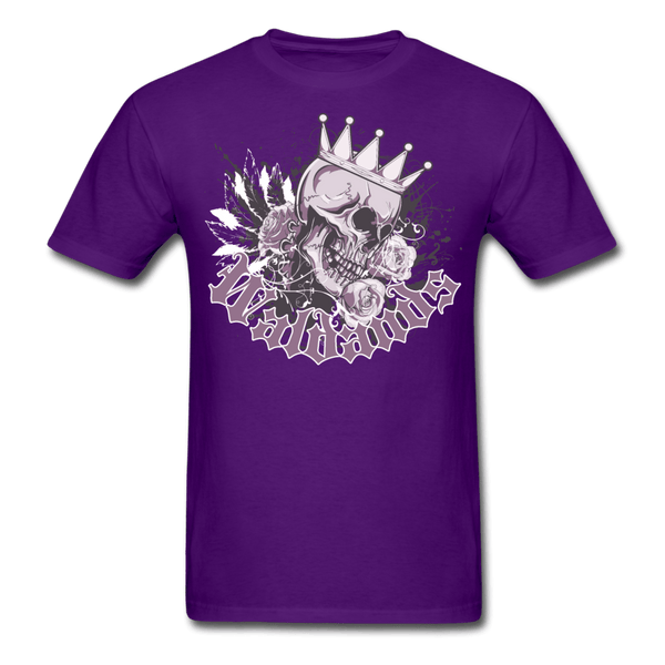 Skull and Roses T-Shirt - purple