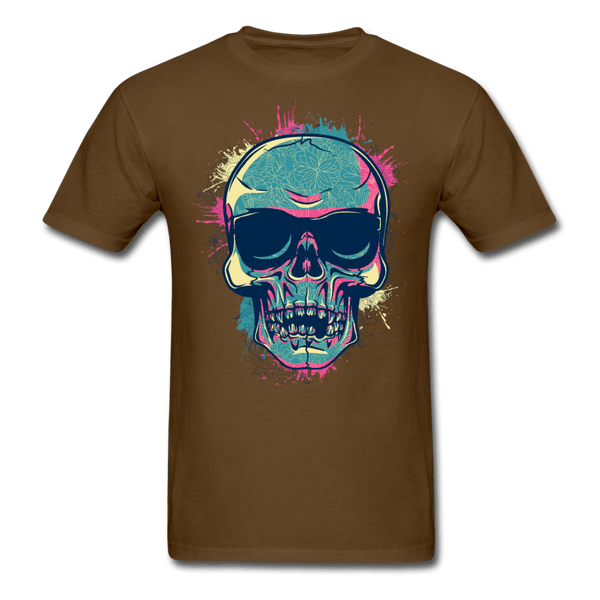 Sunglasses Skull T-Shirt - brown