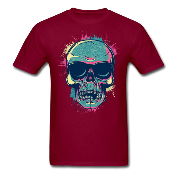 Sunglasses Skull T-Shirt - burgundy