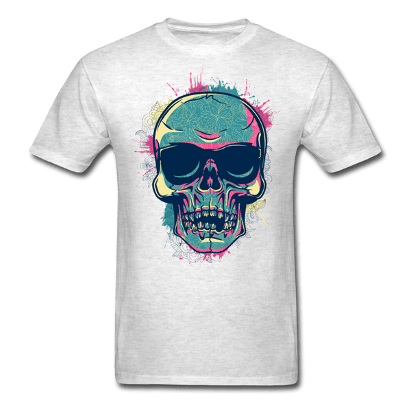 Sunglasses Skull T-Shirt - light heather gray