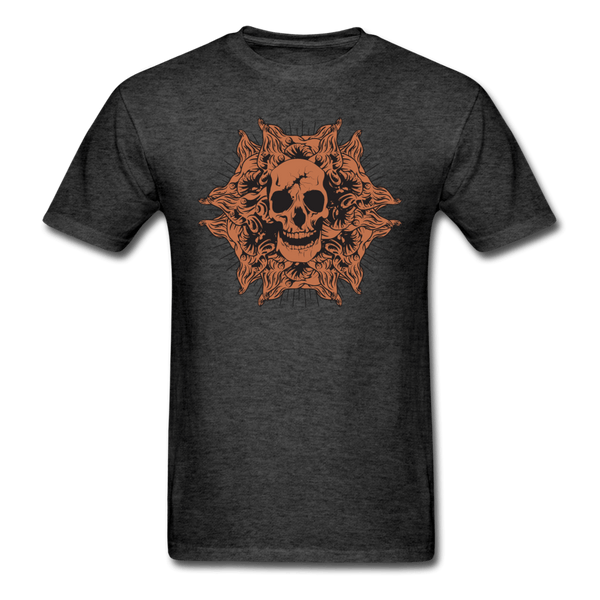 Garden Skull T-Shirt - heather black