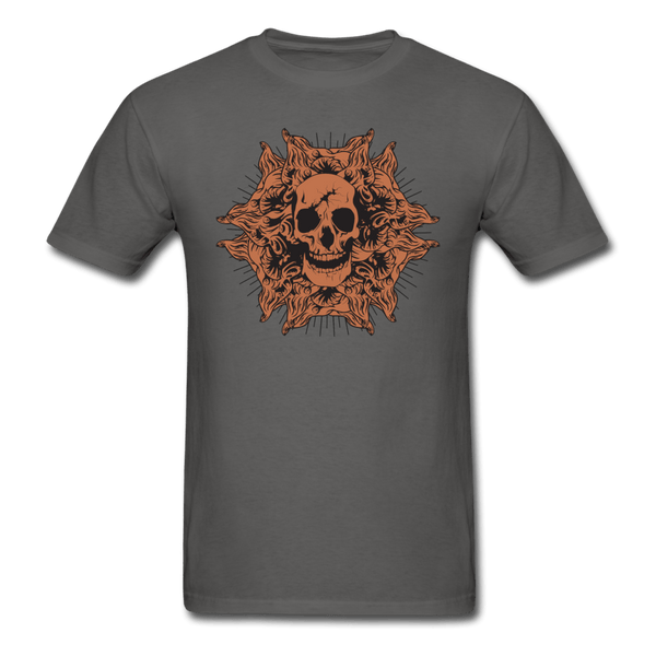 Garden Skull T-Shirt - charcoal