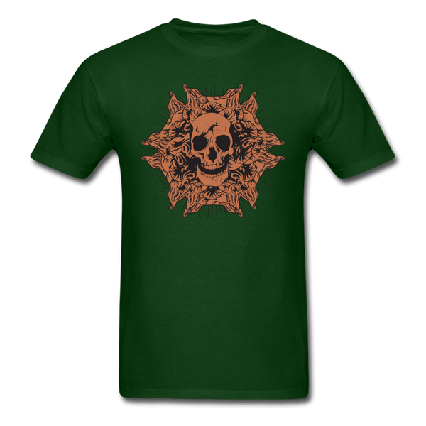 Garden Skull T-Shirt - forest green