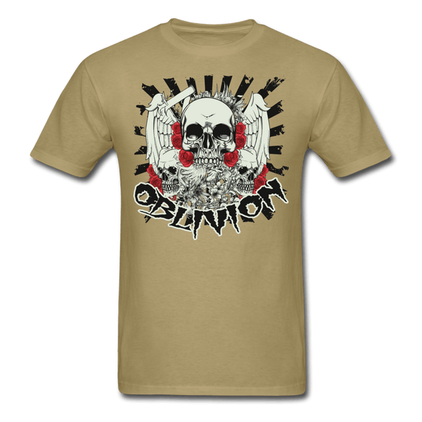 Oblivion Skull T-Shirt - khaki