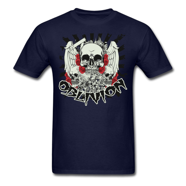 Oblivion Skull T-Shirt - navy