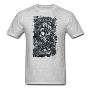 Demon Fist T-Shirt - heather gray