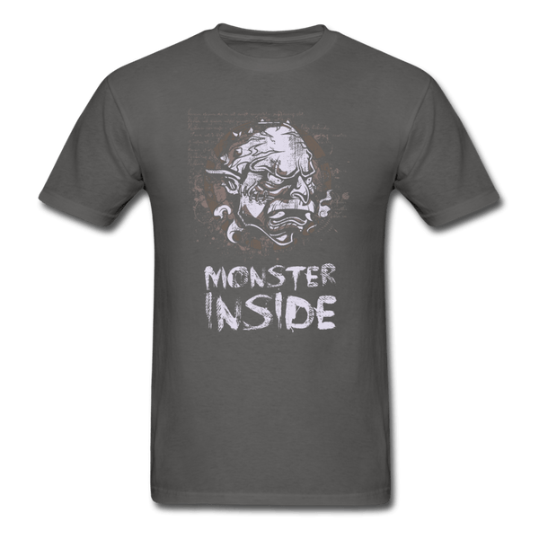 Monster Inside T-Shirt - charcoal