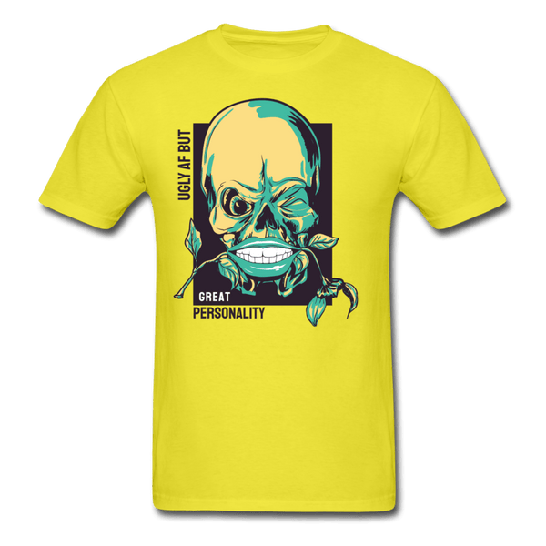 Ugly AF But Great Personality T-Shirt - yellow