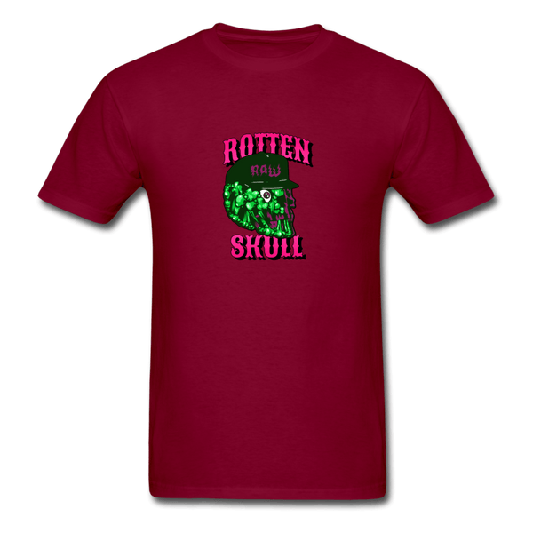 Rotten Skull T-Shirt - burgundy