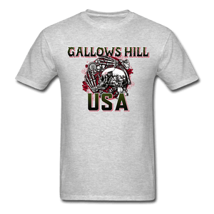 Gallows Hill USA T-Shirt - heather gray