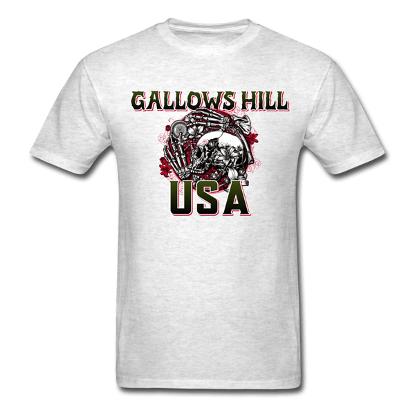 Gallows Hill USA T-Shirt - light heather gray