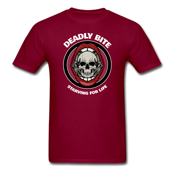 Deadly Bite T-Shirt - burgundy