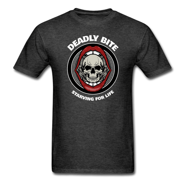 Deadly Bite T-Shirt - heather black