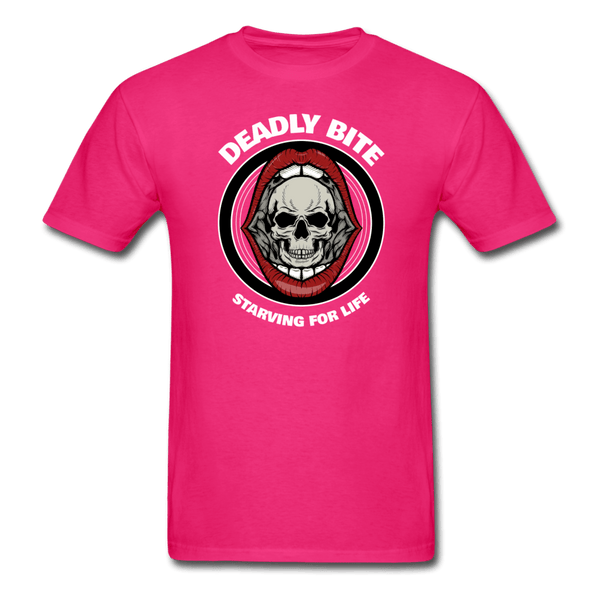 Deadly Bite T-Shirt - fuchsia