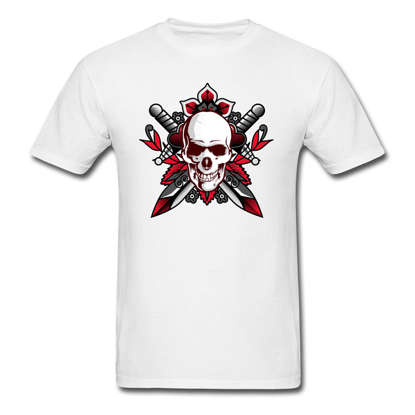 Goth Skull T-Shirt - white