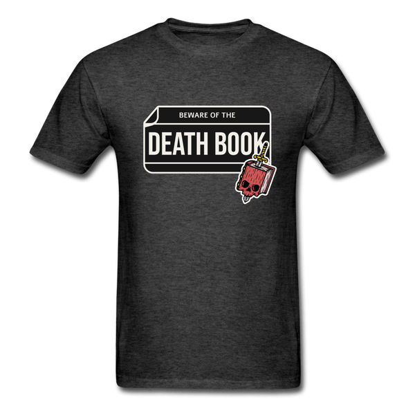 Beware of the Death Book T-Shirt - heather black