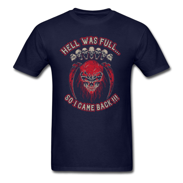Hell Was Full T-Shirt - navy