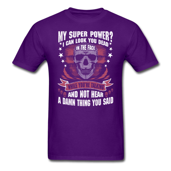 My Super Power T-Shirt - purple