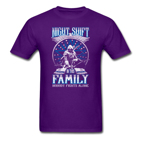 Night Shift T-Shirt - purple