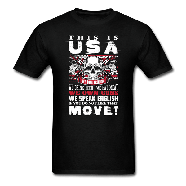This is USA T-Shirt - black