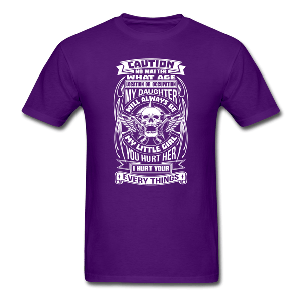 Caution T-Shirt - purple